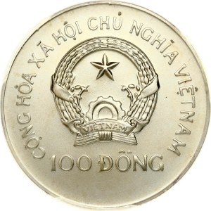 Vietnam 100 Dong 1988 UEFA Euro Germany 1988 PCGS MS 67