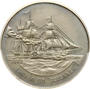 Vietnam 10 Dong 1991 Savannah PCGS MS 67