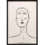Jerzy NOWOSIELSKI (1923 - 2011), Portret z zamkniętymi oczami, 1990