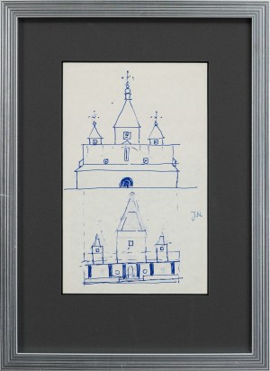 Jerzy NOWOSIELSKI (1923 - 2011), Sketches of the Orthodox Church - double-sided work