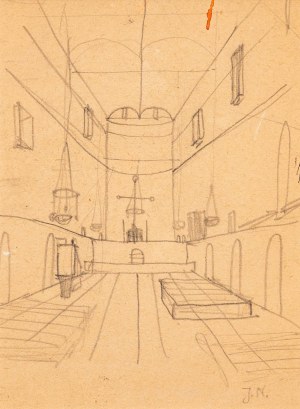 Jerzy NOWOSIELSKI (1923 - 2011), Interior of the temple