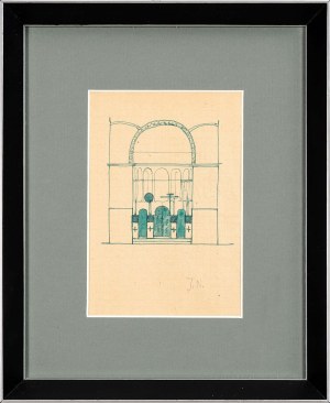 Jerzy NOWOSIELSKI (1923 - 2011), Design of an iconostasis - double-sided work