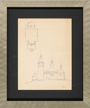 Jerzy NOWOSIELSKI (1923 - 2011), Wooden church, 1970s.