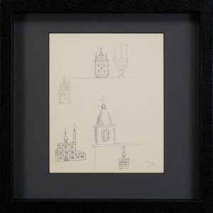 Jerzy NOWOSIELSKI (1923 - 2011), Sketches - double-sided work