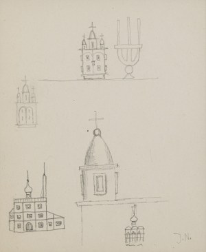 Jerzy NOWOSIELSKI (1923 - 2011), Sketches - double-sided work