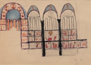 Jerzy NOWOSIELSKI (1923 - 2011), Sketch of polychromy