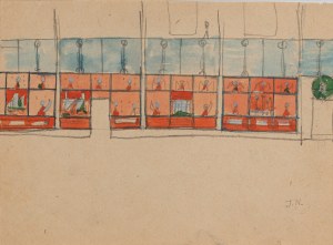 Jerzy NOWOSIELSKI (1923 - 2011), Sketch of a polychrome - double-sided work