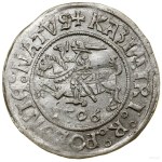 Grosz, 1506, Glogow; Av: Eagle in crown, + SIGISMVNDVS....