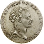 Six-gold thaler, 1795, Warsaw; Av: King
