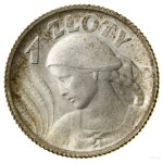 1 zloty, 1924, Paris; Bust of a woman with ears; Kop....
