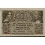 100 marks, 4.04.1918, Kaunas; numbering 0714068; Jablonsk...