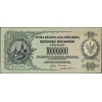 10,000,000 Polish marks, 20.11.1923; CA series, num...