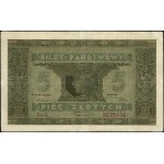 Pass ticket - 5 zlotych, 25.10.1926; G series, numera...