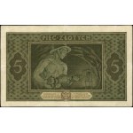 Pass ticket - 5 zlotych, 25.10.1926; G series, numera...