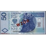 50 zloty, 25.03.1994; AA series, numbering 0000000, part...
