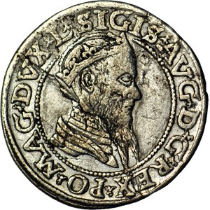 Sigismund II Augustus, Foursquare 1566 Vilnius, L / LIT