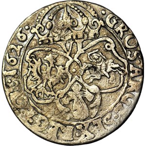 Zygmunt III Waza, Sixpence 1626, Kraków.