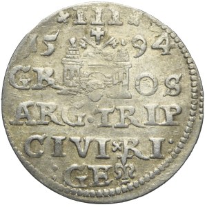 Sigismund III Vasa, Troika 1594, Riga
