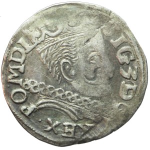Zygmunt III Waza, Trojak 1597, Lublin, rzadszy