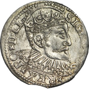 Sigismond III Vasa, Trojak 1600, Riga, plus rare, magnifique