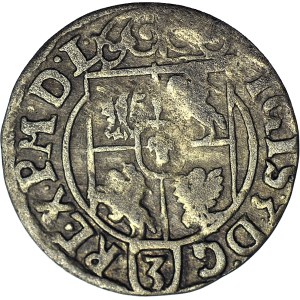 Zikmund III Vasa, Poloviční stopa 1622, Bydgoszcz, NE dolní oblouk saského erbu