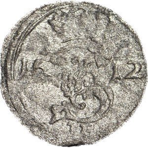 RR-, Zygmunt III Waza, Dwudenar Wilno 1621 - błędna data 1612, rzadki, T.20 mk, R6