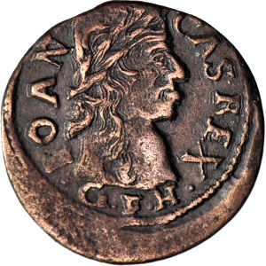 R-, Johannes Kasimir, Litauischer Schilling 1666 Kaunas