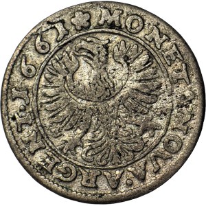 Silesia, George III of Brest, 3 krajcars 1661, Brzeg
