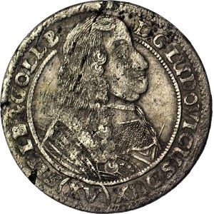 Silesia, Louis IV of Legnica, 15 krajcars 1663, BRZEG, narrow body