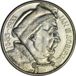 10 gold 1933, Sobieski, mint, doubled obverse, DOUBLE DIE