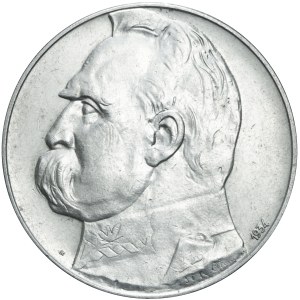 10 złotych 1934, Piłsudski, orzeł strzelecki, piękny