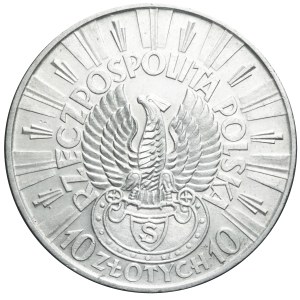 10 złotych 1934, Piłsudski, orzeł strzelecki, piękny