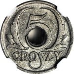 5 pennies 1939, Occupation, minted