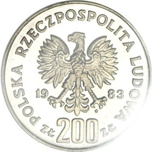 200 gold 1983, John III Sobieski
