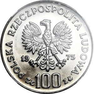 100 Gold 1975 Paderewski, SAMPLE, NIKIEL