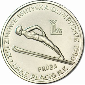 2.000 Gold 1980, Lake Placid, PROBE, NIKIEL