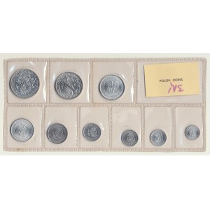 PRL, Münzsatz 1949-976, 9 Stück