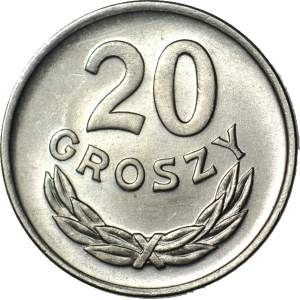 20 groszy 1949, aluminium, mennicze