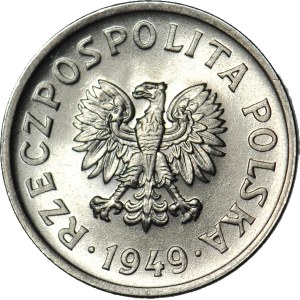 20 groszy 1949, aluminium, mennicze