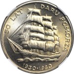 20 złotych 1980, Dar Pomorza, mennicze, STEPMEL ZWYKŁY, NOTA PF