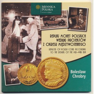 Set 2006, REPLICATIONS, Coins from the interwar period Boleslaw the Brave - 4 pcs.
