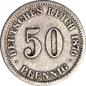 Germania, 50 fenig 1876 C