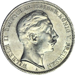 Deutschland, Preußen, 3 Mark 1911 A, schön