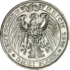 Germany, 3 marks 1911, Berlin, 100th anniversary of the University of Breslau