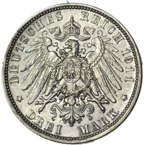 Germania, Baviera, 3 marzo 1911 D, Monaco, 90° anniversario della nascita di Luitpold