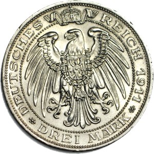 Germany, 3 marks 1911, Berlin, 100th anniversary of the University of Breslau