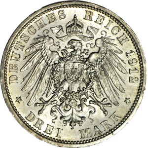 Germania, Prussia, Guglielmo II, 3 marzo 1912, Berlino