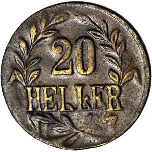 Germany, German East Africa, Wilhelm II, 20 heller 1916 T, Tabora