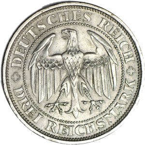 Weimar, 5 marks 1929-E, Muldenhütten - 1000th anniversary of Meissen