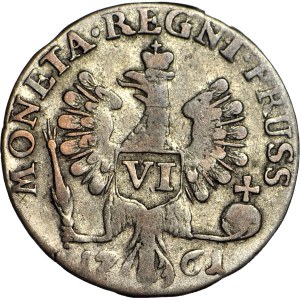 R-, Russia-occupation of Prussia, Elisabeth 1741-1761, Sixstak 1761, Königsberg